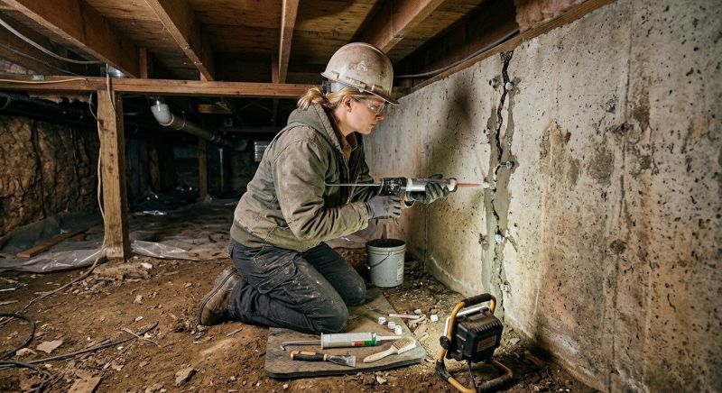 Basement Foundation Repair in Basking Ridge, NJ