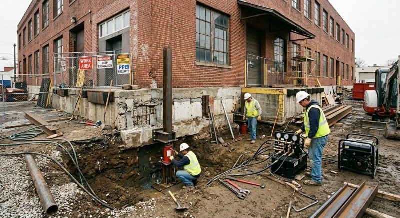 Building Foundation Repair in Ridgewood, NY