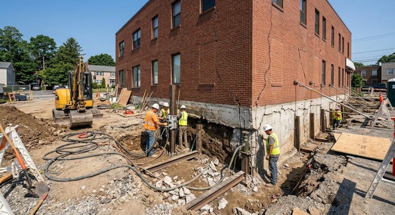 Building Foundation Repair in Yonkers, NY