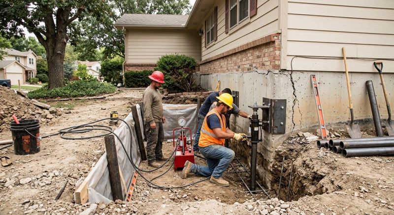 Cracked Foundation Repair in Highland Park, NJ