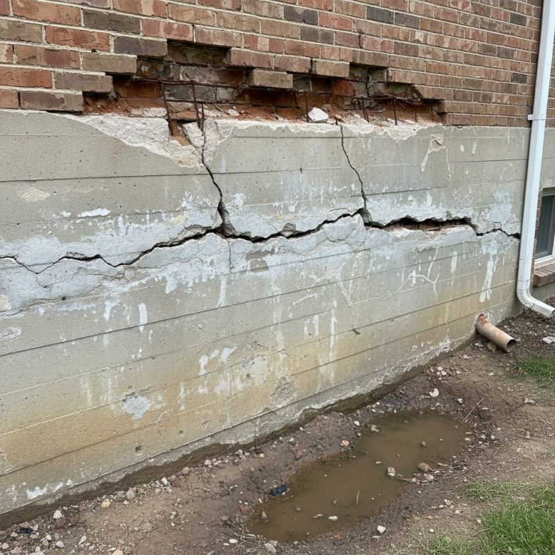Cracked Foundation Repair in Holmdel, NJ