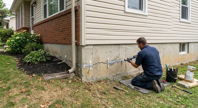 Cracked Foundation Repair in Montclair, NJ