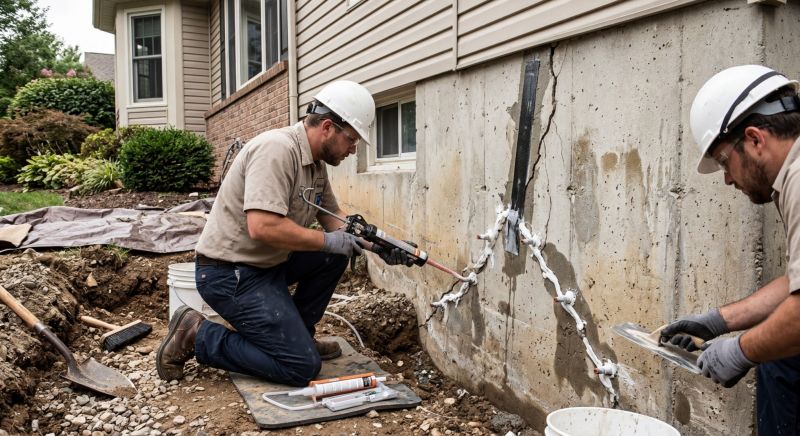 Cracked Foundation Repair in South Hackensack, NJ