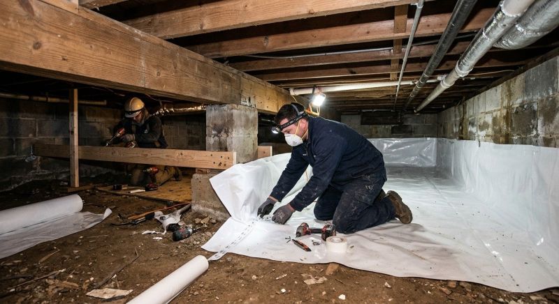 Crawl Space Leveling in Essex County, NJ