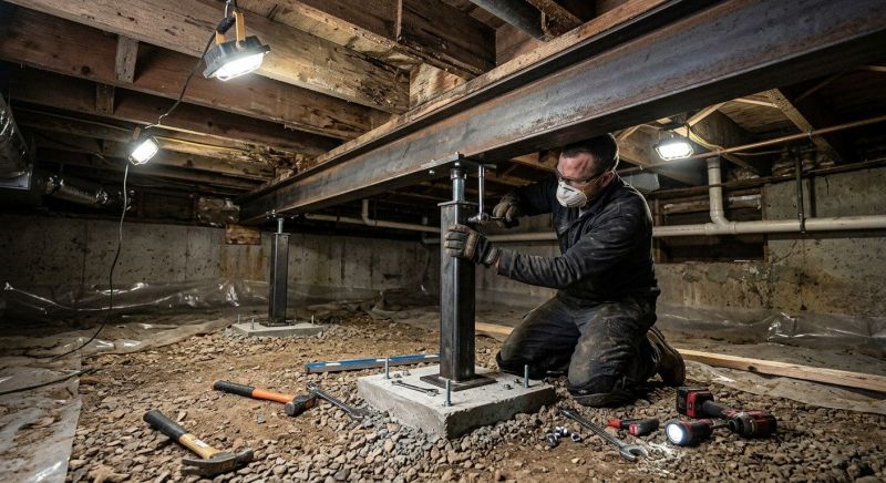 Crawlspace Structural Repair in Essex County, NJ