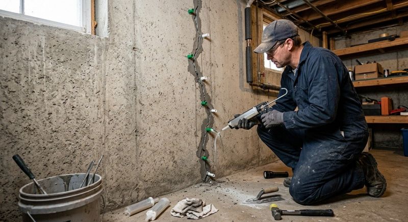 Foundation Crack Repair in Belleville, NJ