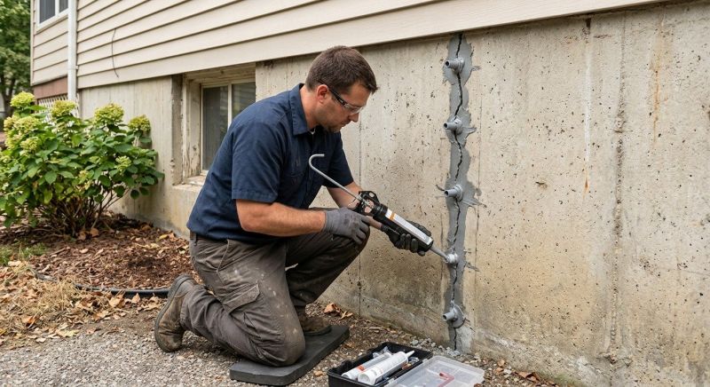 Foundation Crack Sealing in Essex County, NJ