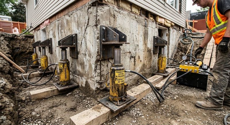 Foundation Jacking in Hudson County, NJ