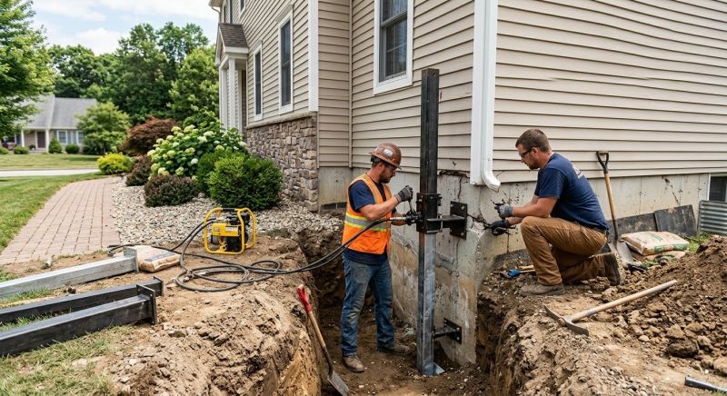 Foundation Stabilizing in Bergenfield, NJ