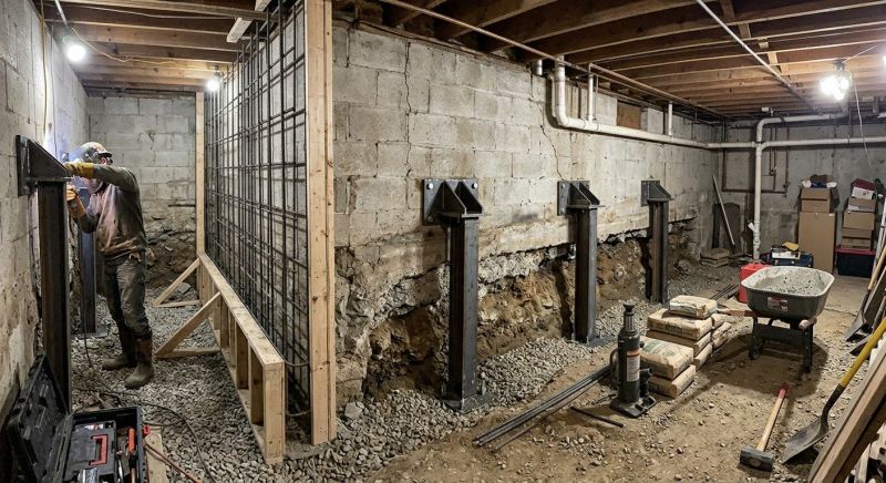Foundation Stabilizing in Ho Ho Kus, NJ