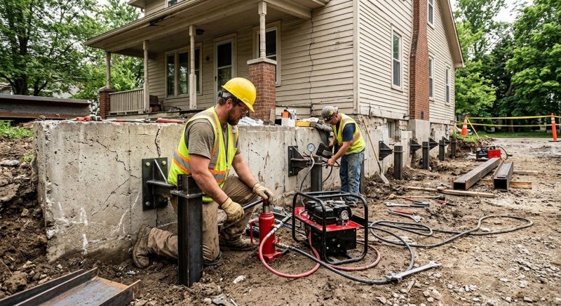 Foundation Stabilizing in Middle Village, NY