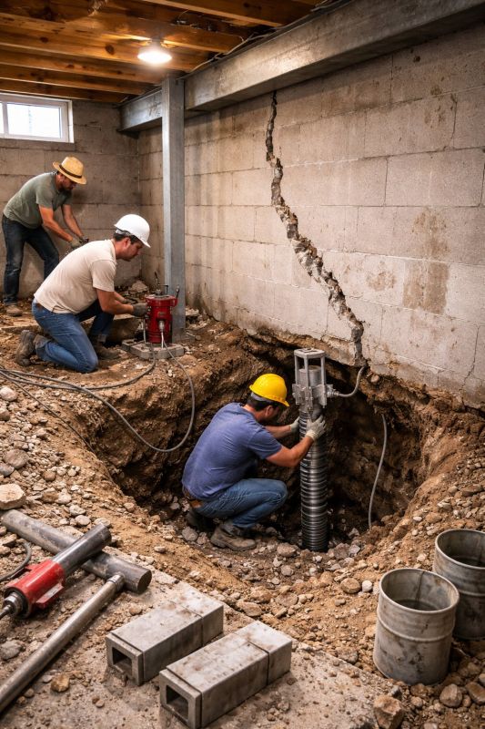 Foundation Structural Repair in Essex County, NJ