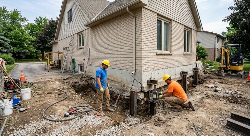Helical Piers Installation in Essex County, NJ