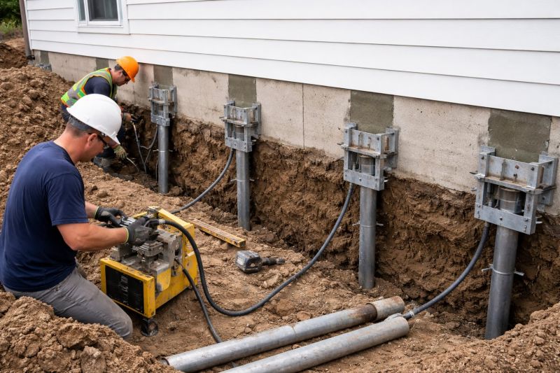 Helical Piers Installation in Essex County, NJ