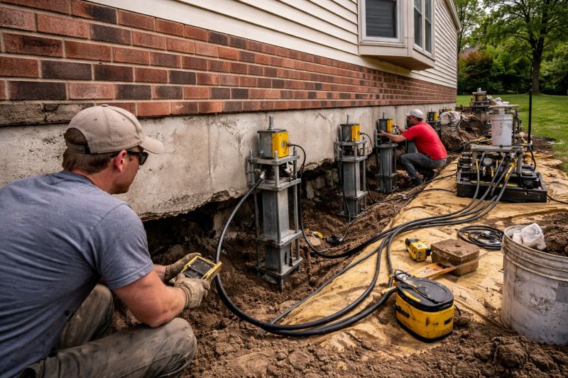 Settling Foundation Service in Holmdel, NJ