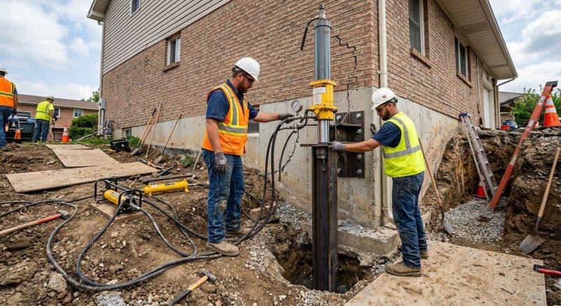 Settling Foundation Service in Pequannock, NJ