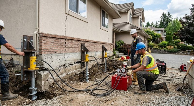 Sinking Foundation Lifting in Essex County, NJ