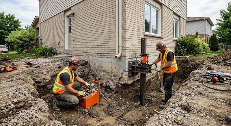 Sinking Foundation Lifting in Essex County, NJ