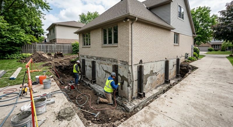 Sinking Foundation Repair in Colonia, NJ