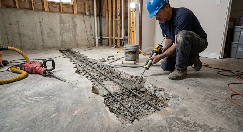 Slab Foundation Repair in Essex County, NJ